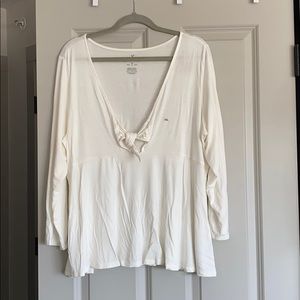 American Eagle Soft & Sexy Front Tie Shirt